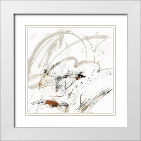 The Space Between Us I  White Modern Wood Framed Art Print with Double Matting by PI Studio