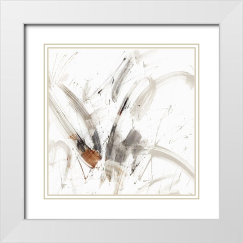 The Space Between Us II White Modern Wood Framed Art Print with Double Matting by PI Studio