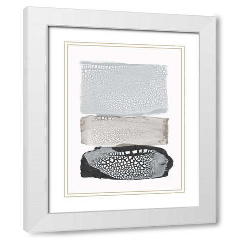 Sparkling Together I  White Modern Wood Framed Art Print with Double Matting by PI Studio