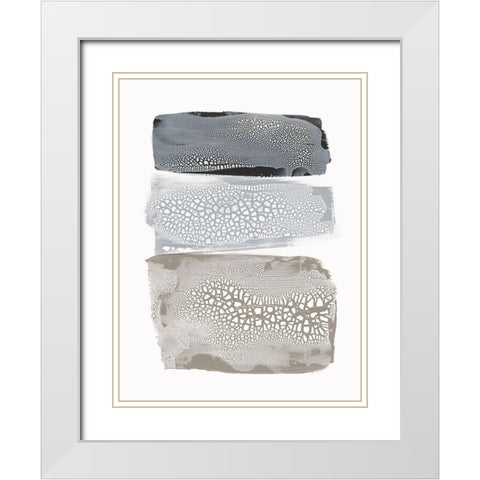 Sparkling Together II White Modern Wood Framed Art Print with Double Matting by PI Studio