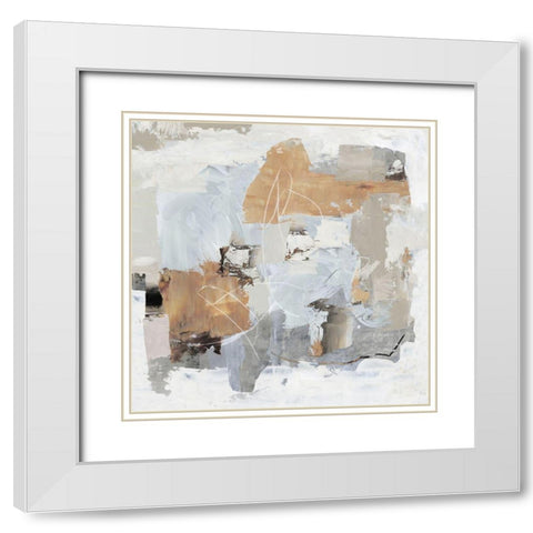 Dancing in the Sun  White Modern Wood Framed Art Print with Double Matting by PI Studio