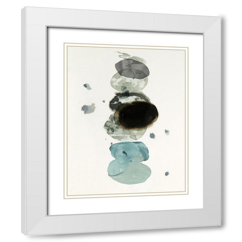 In Order I  White Modern Wood Framed Art Print with Double Matting by PI Studio