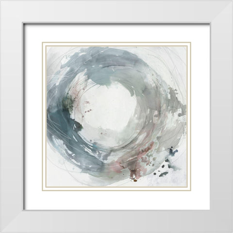 Encompassed Within I  White Modern Wood Framed Art Print with Double Matting by PI Studio