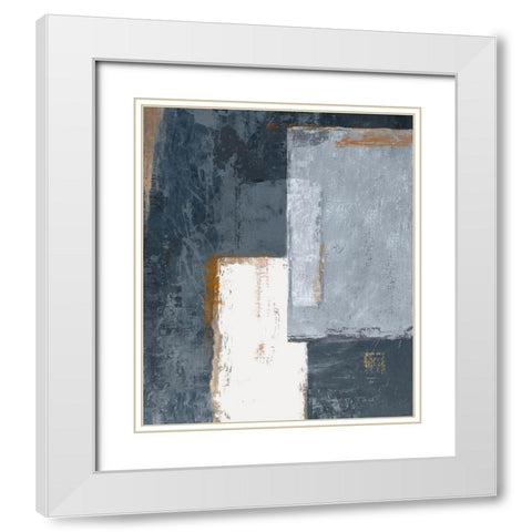 Dancing in the Moonlight III White Modern Wood Framed Art Print with Double Matting by PI Studio