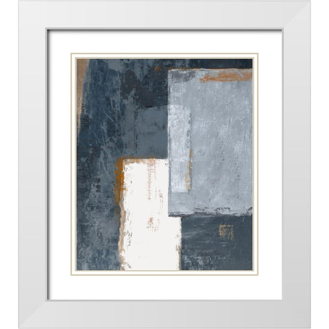 Dancing in the Moonlight III White Modern Wood Framed Art Print with Double Matting by PI Studio