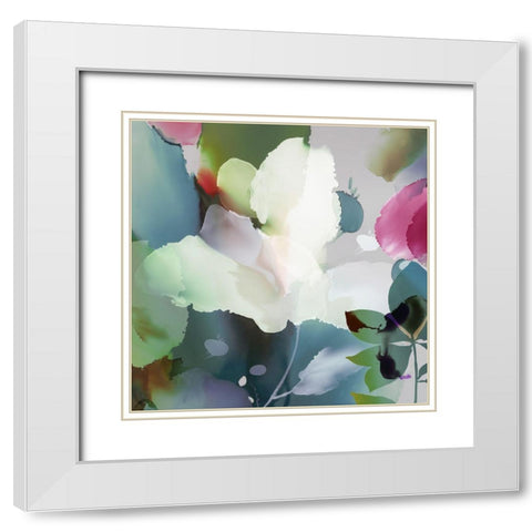 Early Spring Bloom I  White Modern Wood Framed Art Print with Double Matting by PI Studio