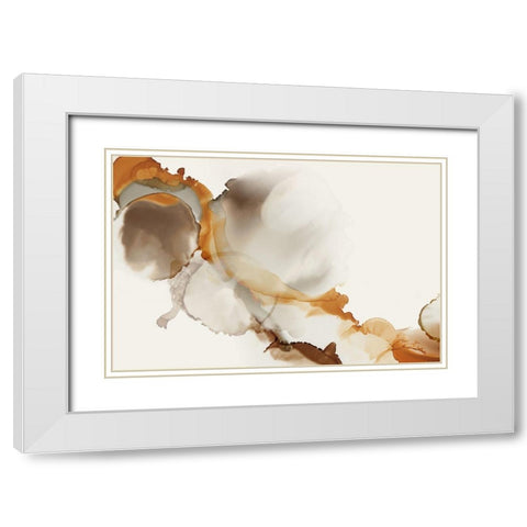 Undefined  White Modern Wood Framed Art Print with Double Matting by PI Studio