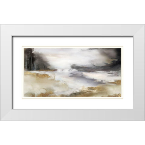 After the Storm I  White Modern Wood Framed Art Print with Double Matting by PI Studio