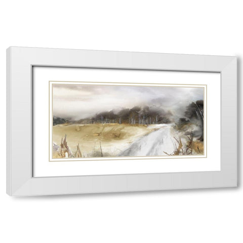 After the Storm II  White Modern Wood Framed Art Print with Double Matting by PI Studio