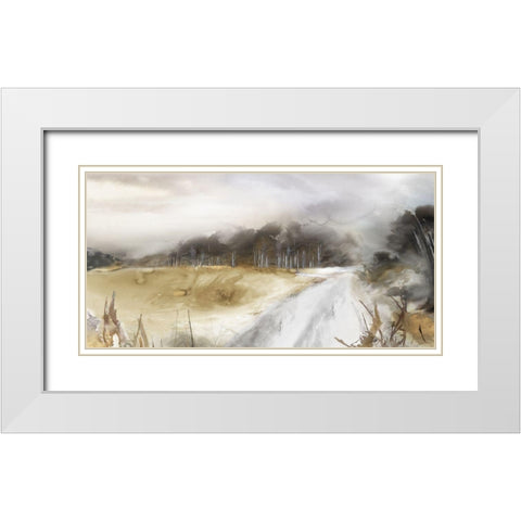 After the Storm II  White Modern Wood Framed Art Print with Double Matting by PI Studio