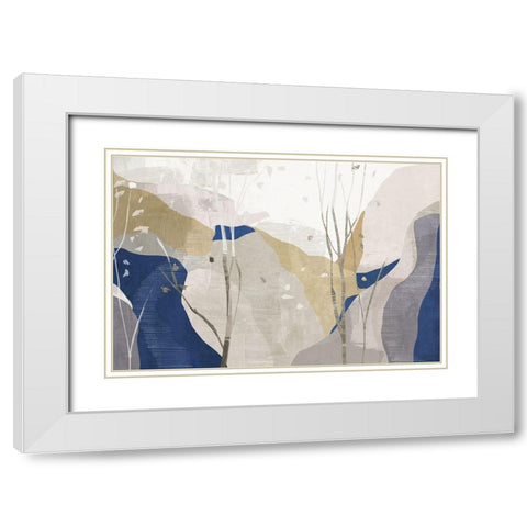 Magical Woodland II  White Modern Wood Framed Art Print with Double Matting by PI Studio