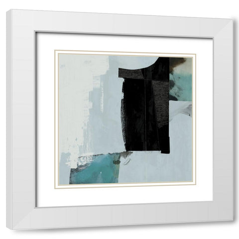 Blue Transport I  White Modern Wood Framed Art Print with Double Matting by PI Studio