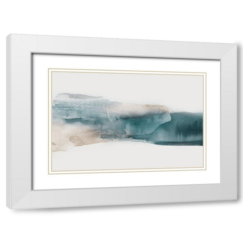 Mystical Landscape  White Modern Wood Framed Art Print with Double Matting by PI Studio