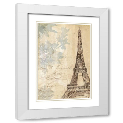 Architectural   Study II White Modern Wood Framed Art Print with Double Matting by Pearce, Allison