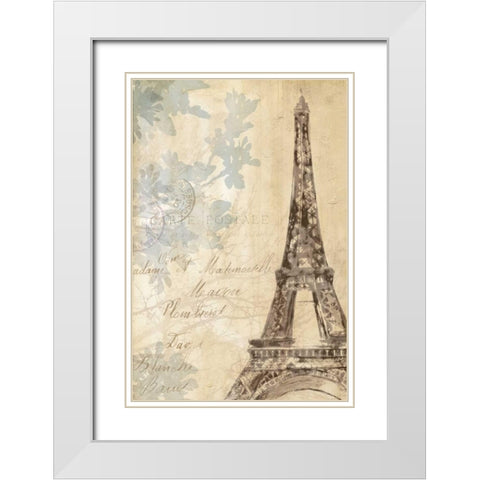 Architectural   Study II White Modern Wood Framed Art Print with Double Matting by Pearce, Allison