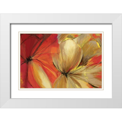 Sharing the Spotlight White Modern Wood Framed Art Print with Double Matting by Pearce, Allison
