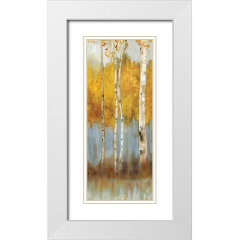 Promise II - Mini White Modern Wood Framed Art Print with Double Matting by Pearce, Allison