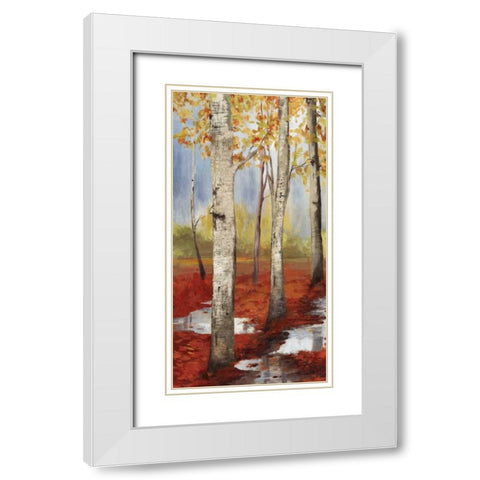The Passage II White Modern Wood Framed Art Print with Double Matting by Pearce, Allison