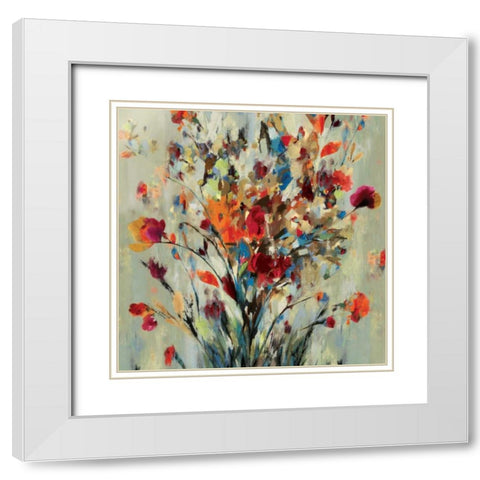 Euphoria White Modern Wood Framed Art Print with Double Matting by Pearce, Allison
