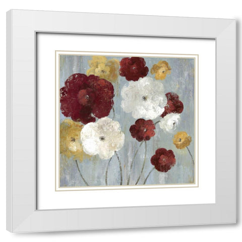 Charisma I White Modern Wood Framed Art Print with Double Matting by Pearce, Allison