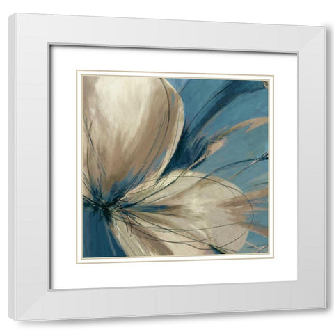 Katsura I White Modern Wood Framed Art Print with Double Matting by Pearce, Allison