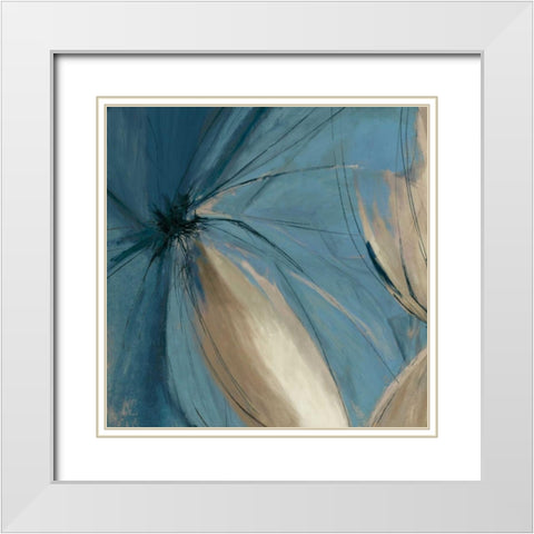 Katsura II White Modern Wood Framed Art Print with Double Matting by Pearce, Allison