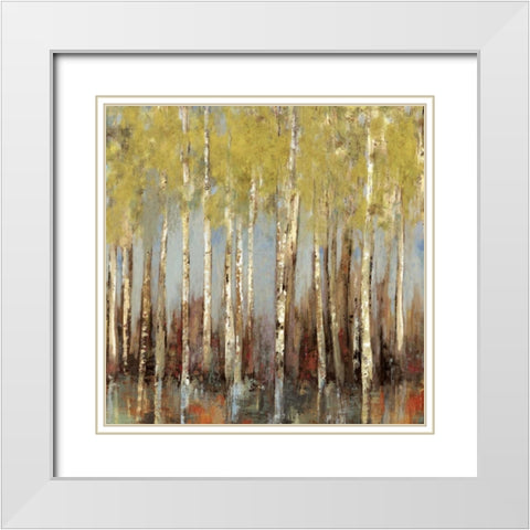 Estate - Oversize White Modern Wood Framed Art Print with Double Matting by Pearce, Allison