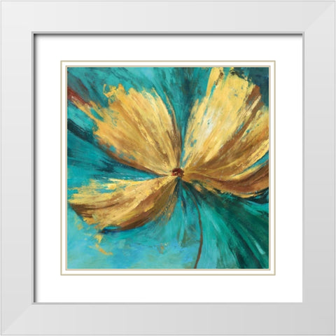 Chardonnay II - Mini White Modern Wood Framed Art Print with Double Matting by Pearce, Allison