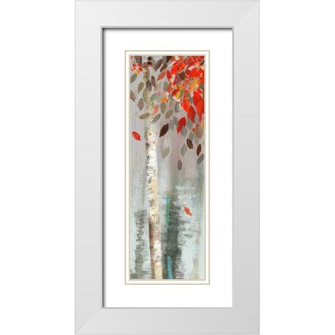 Merriment I - Mini White Modern Wood Framed Art Print with Double Matting by Pearce, Allison