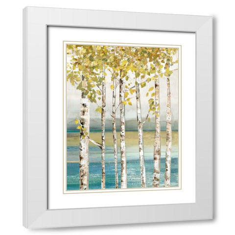 Down by the River I White Modern Wood Framed Art Print with Double Matting by Pearce, Allison