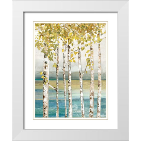 Down by the River I White Modern Wood Framed Art Print with Double Matting by Pearce, Allison