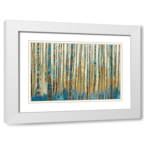 Delta White Modern Wood Framed Art Print with Double Matting by Pearce, Allison