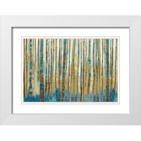 Delta White Modern Wood Framed Art Print with Double Matting by Pearce, Allison