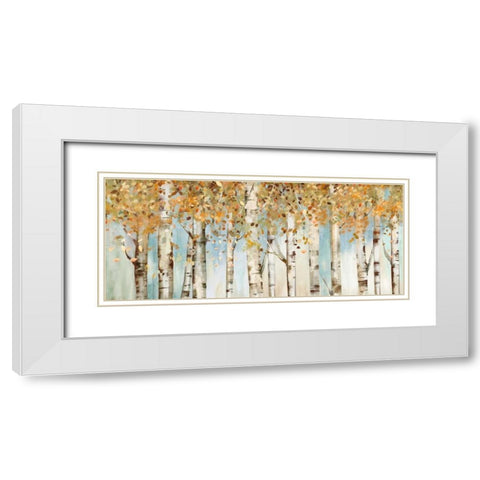 Downtown White Modern Wood Framed Art Print with Double Matting by Pearce, Allison