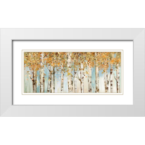 Downtown White Modern Wood Framed Art Print with Double Matting by Pearce, Allison