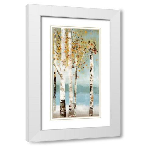 Lookout I White Modern Wood Framed Art Print with Double Matting by Pearce, Allison