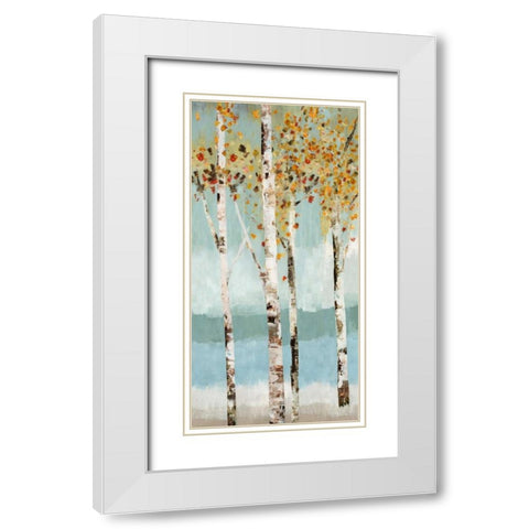 Lookout II White Modern Wood Framed Art Print with Double Matting by Pearce, Allison