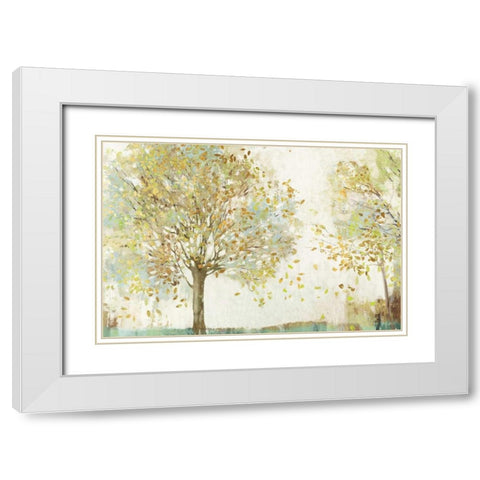 Outdoor White Modern Wood Framed Art Print with Double Matting by Pearce, Allison