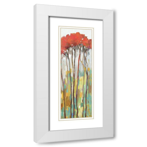 Standing tall I White Modern Wood Framed Art Print with Double Matting by Pearce, Allison