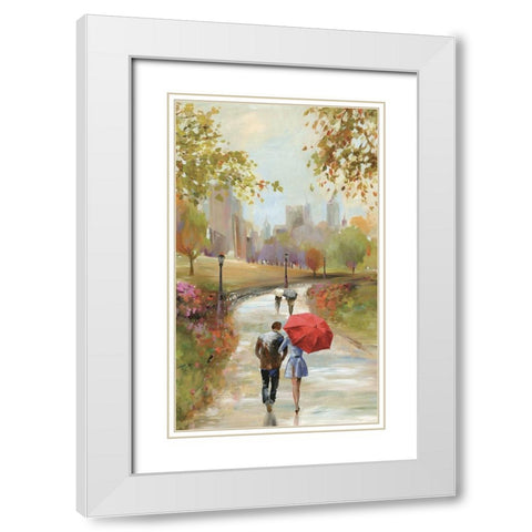 Endearment White Modern Wood Framed Art Print with Double Matting by Pearce, Allison