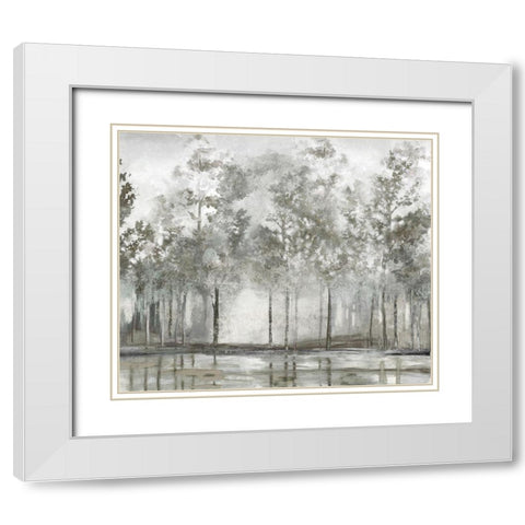 As They Stand II White Modern Wood Framed Art Print with Double Matting by Pearce, Allison