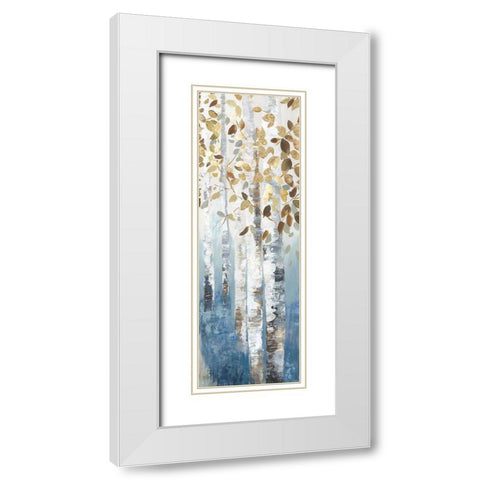 New Path IV White Modern Wood Framed Art Print with Double Matting by Pearce, Allison