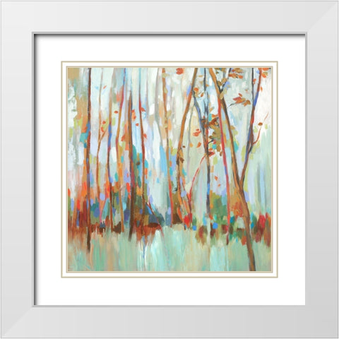 Soulmates  White Modern Wood Framed Art Print with Double Matting by Pearce, Allison