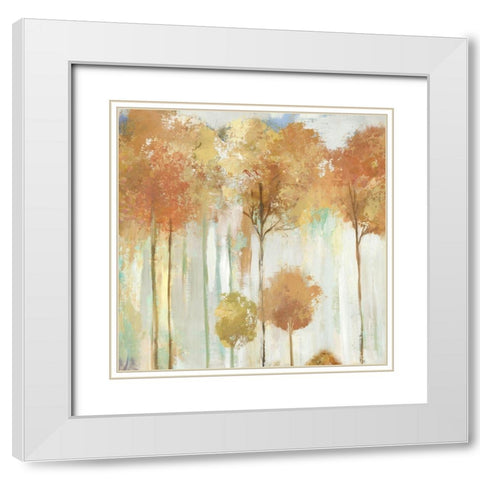 The Prelude III White Modern Wood Framed Art Print with Double Matting by Pearce, Allison