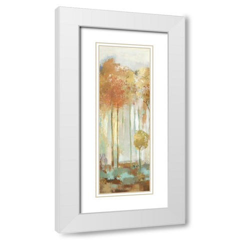 The Prelude IV White Modern Wood Framed Art Print with Double Matting by Pearce, Allison