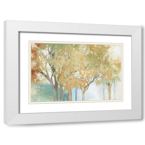 Yearning For I White Modern Wood Framed Art Print with Double Matting by Pearce, Allison
