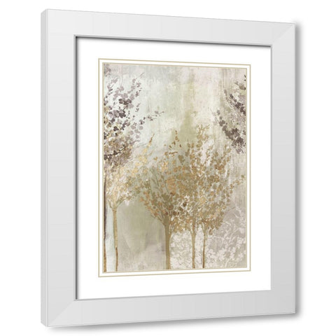 Each Morning III White Modern Wood Framed Art Print with Double Matting by Pearce, Allison
