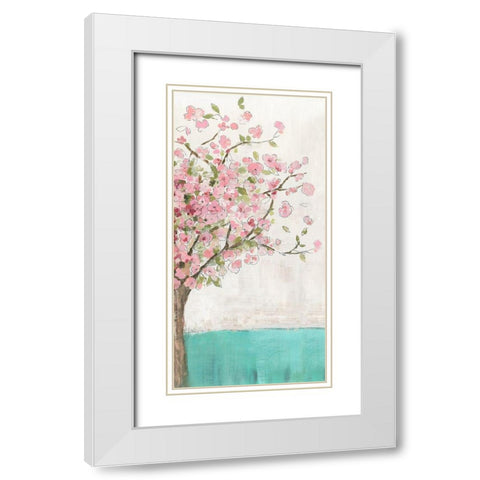 Spring Wakening White Modern Wood Framed Art Print with Double Matting by Pearce, Allison