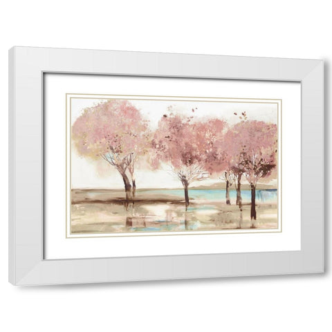 Spring Transition White Modern Wood Framed Art Print with Double Matting by Pearce, Allison