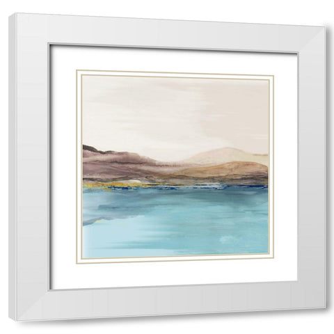 Feel Slow  White Modern Wood Framed Art Print with Double Matting by Pearce, Allison